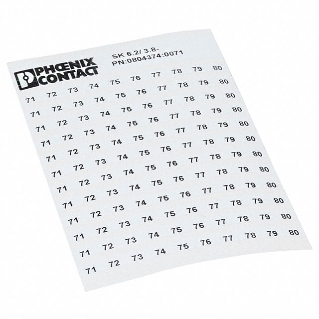 0804374:0071 Phoenix Contact  Bandes de marquage pour borniers